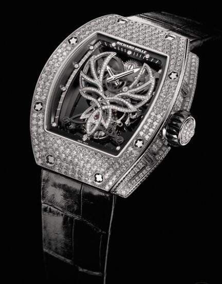 Replica Richard Mille RM 051 Phoenix-Michelle Yeoh Watch White Gold - Diamonds